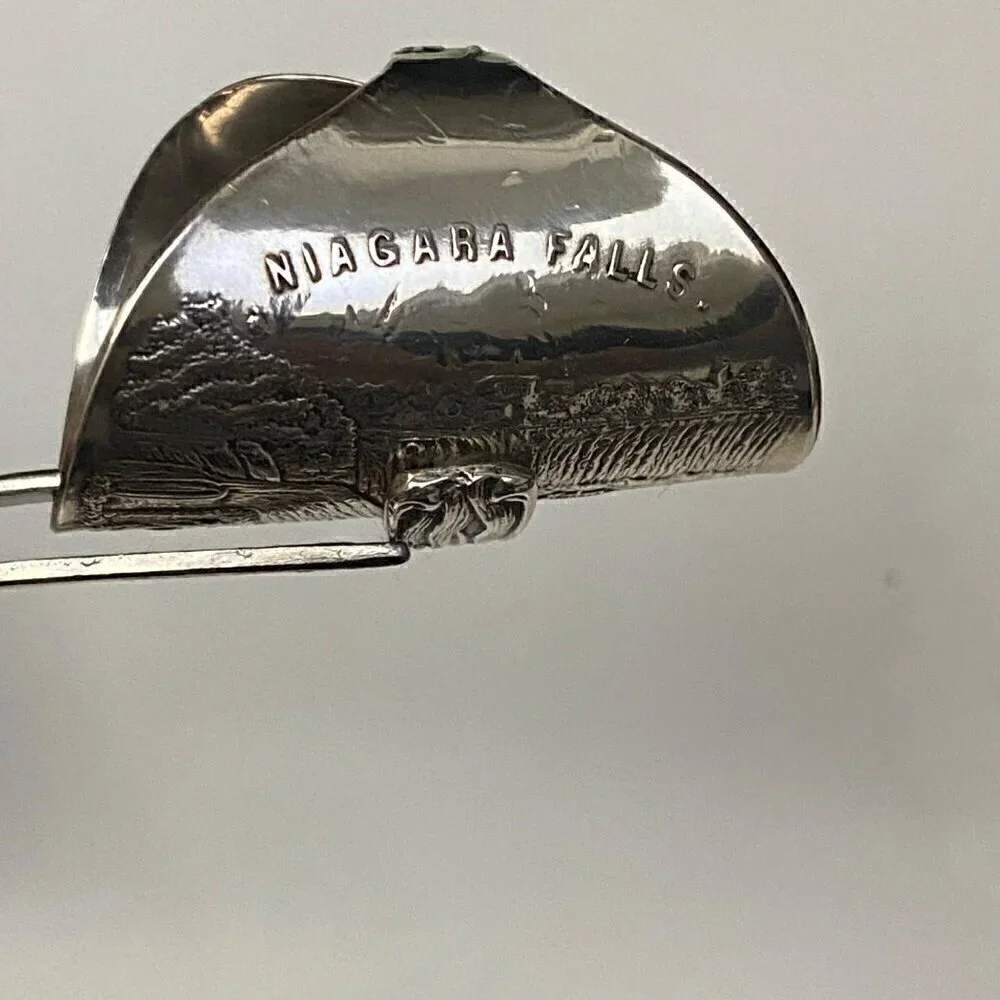 Niagara Falls Custom Made Statement Silver Ring Unisex